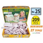 VARIO MASSIVE 209 piese  -set constructie modular barne rotunde Walachia